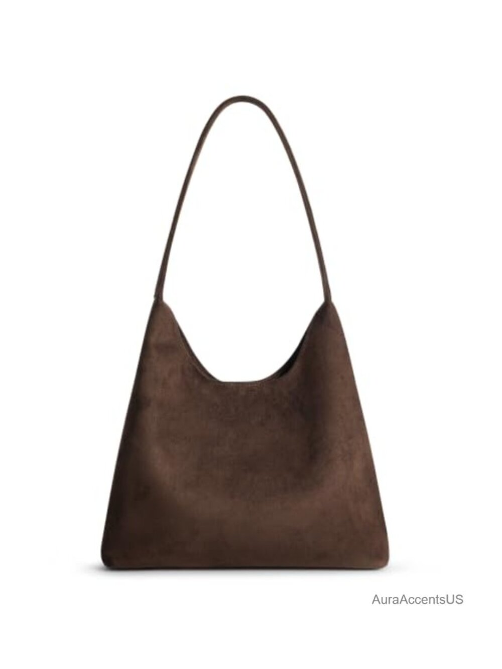 Small Faux Suede Hobo Shoulder Bag Slouchy Purse for Women Everyday